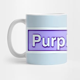 Purple Line Mug